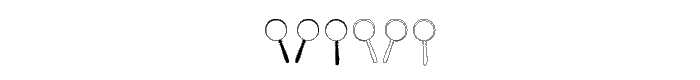 Magnifying Glass font